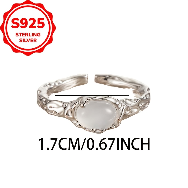 Couple Lovers Irregular Open Cut Resin Ring, Light Luxury Gift